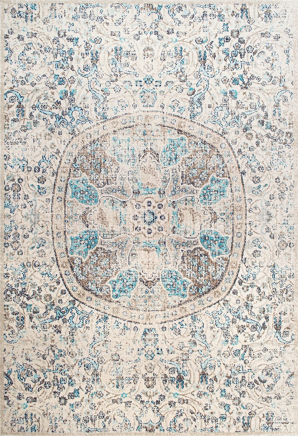 Nuloom Rugs - Celina Floral Mandala - Beige