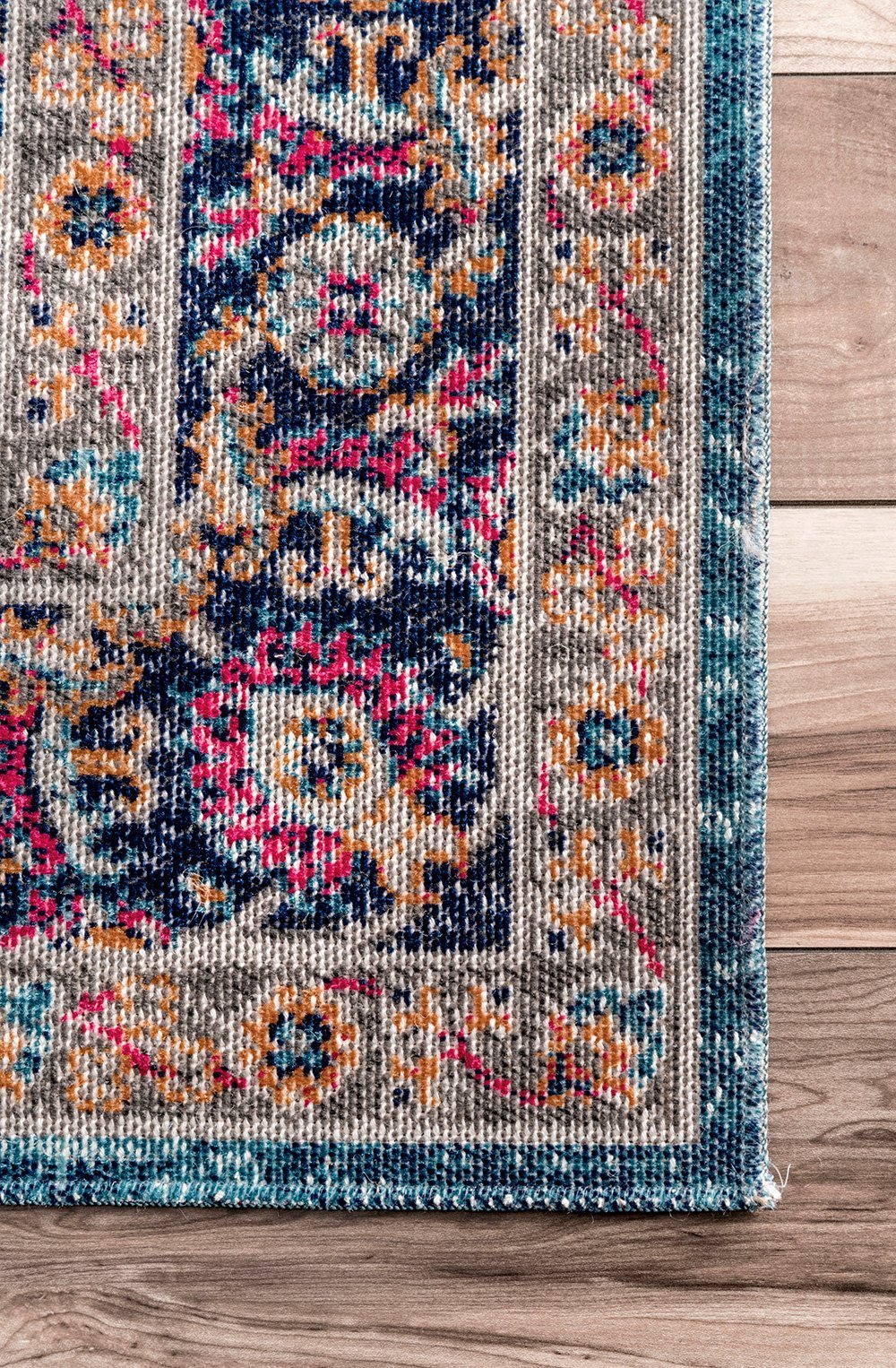 Nuloom Rugs - Vintage Persian Floral Isela - Blue