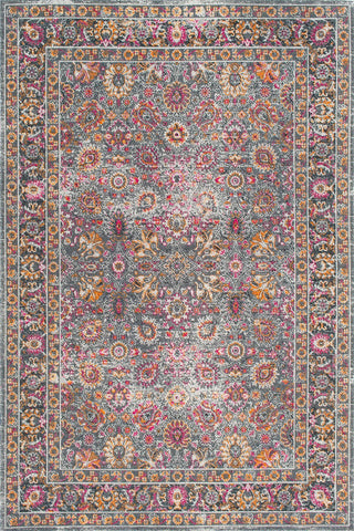 Alfombras nuLOOM - Isela floral persa vintage - Gris