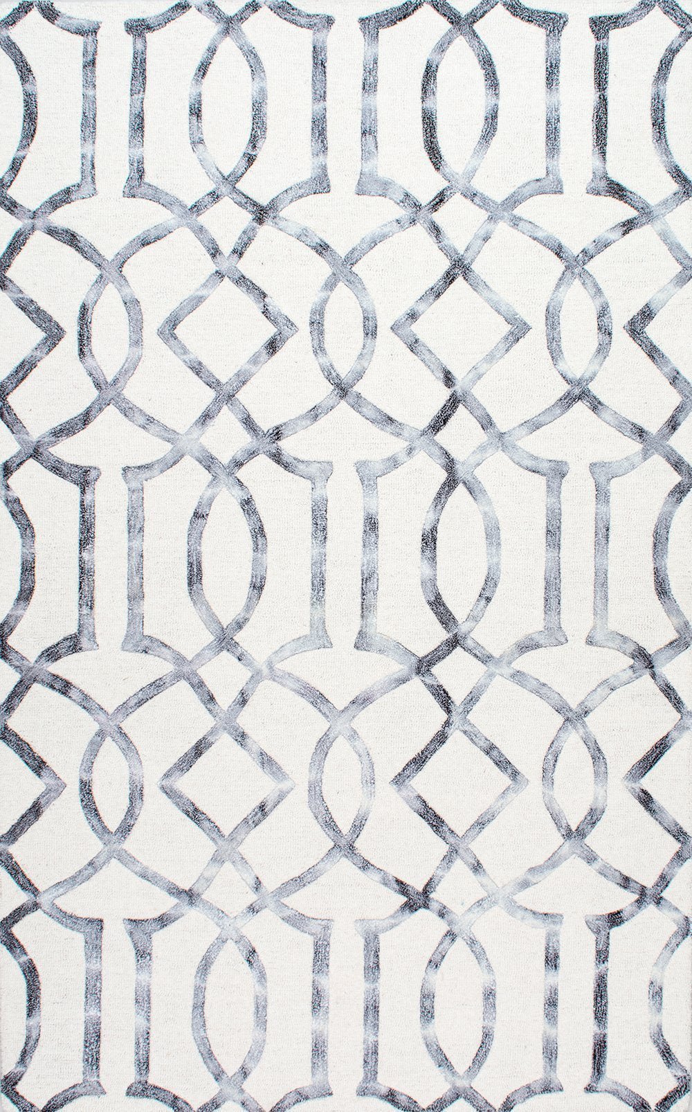 Nuloom Rugs - Hand Tufted Syreeta Trellis - Silver