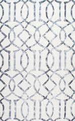 nuLOOM Rugs - Hand Tufted Syreeta Trellis - Silver