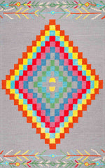 nuLOOM Rugs - Hand Tufted Tribal Rima - Multi
