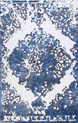 nuLOOM Rugs - Hand Tufted Damask Tilda - Blue