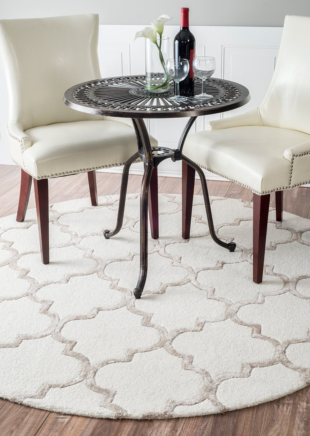 Nuloom Rugs - Hand Tufted Park Avenue Trellis - Nickel