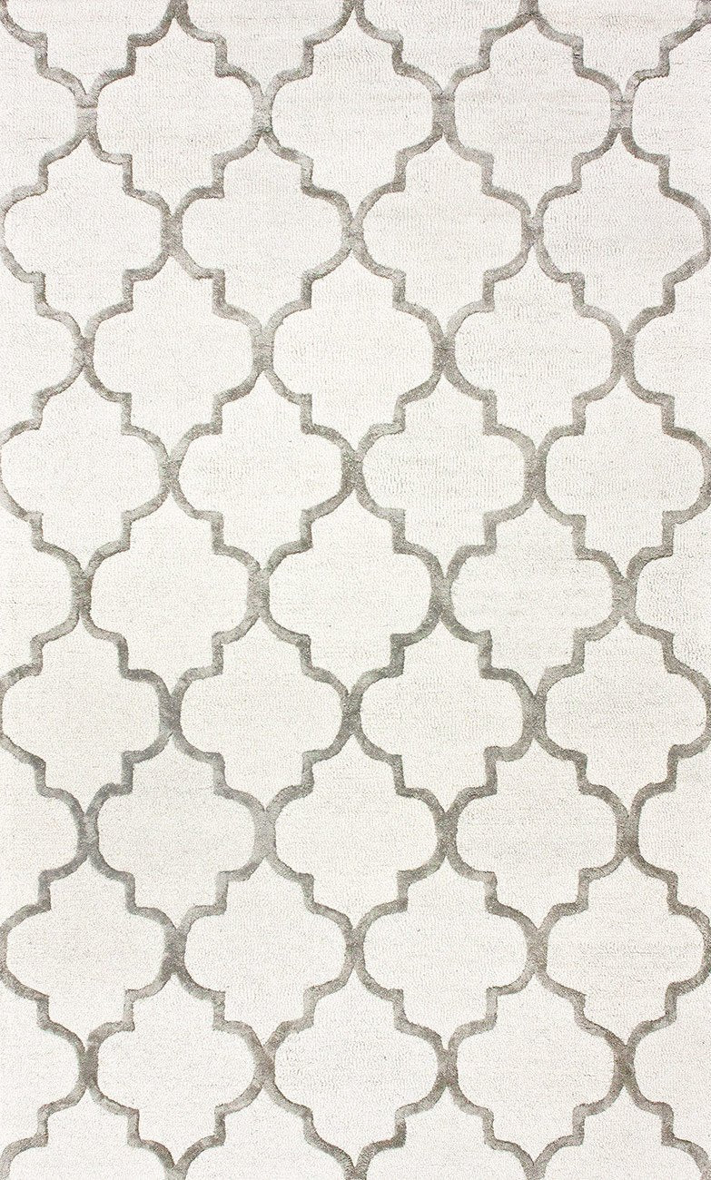 nuLOOM Rugs - Hand Tufted Park Avenue Trellis - Nickel