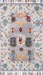 nuLOOM Rugs - Kimi Arcadian Tassel - Grey
