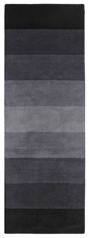 Rayas negras a grises - Alfombras Aspect