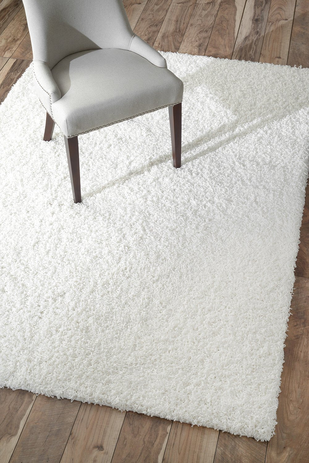 nuLOOM Rugs - Machine Made Shag - White