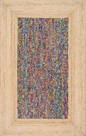 Alfombras nuLOOM - Yute Trenzado Tanja - Natural