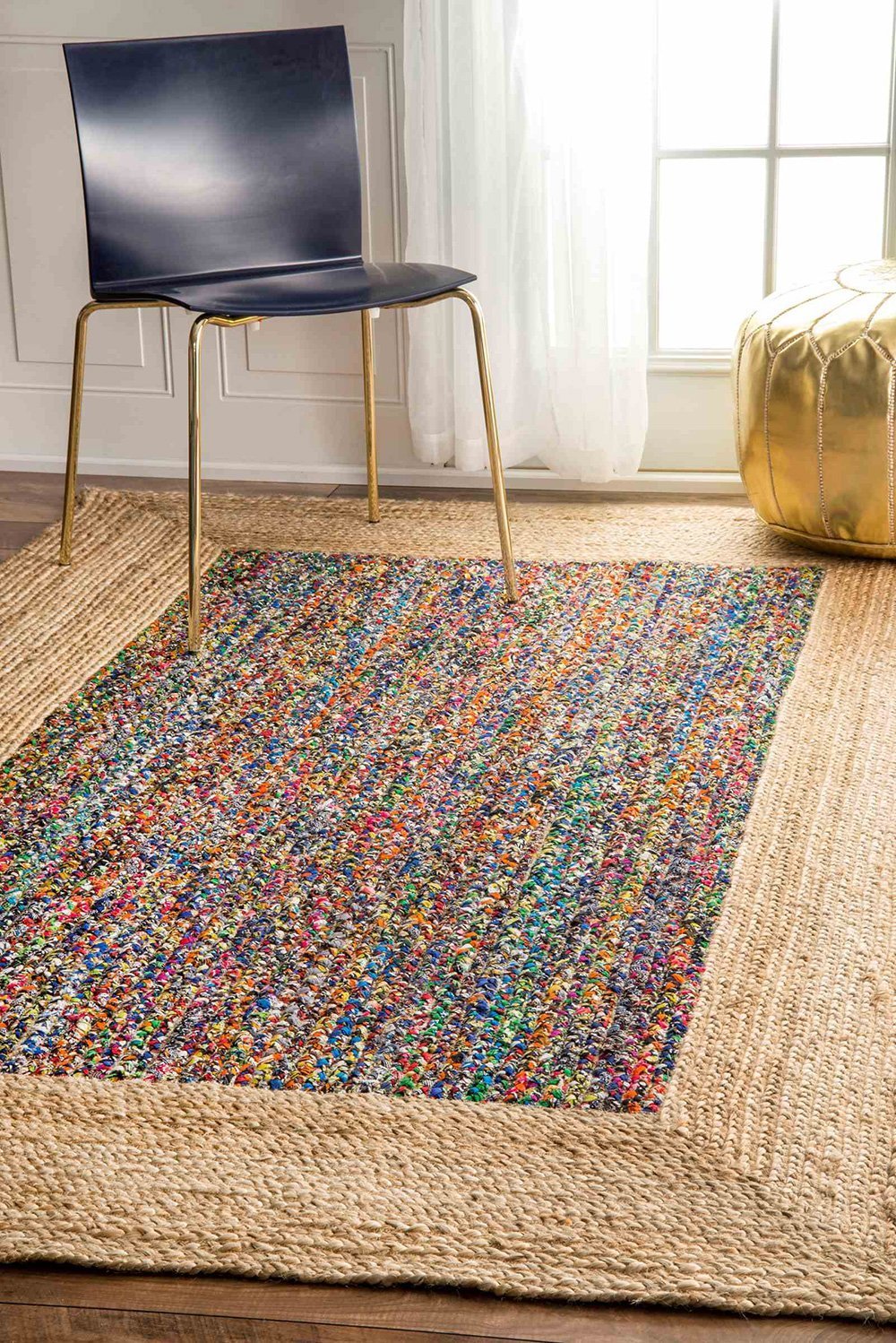 Nuloom Rugs - Tanja Braided Jute - Natural