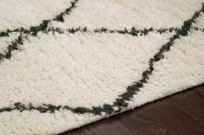 Nuloom Rugs - Hand Knotted Fez Shag - Natural