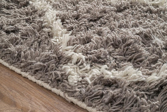 Nuloom Rugs - Hand Knotted Fez Shag - Grey