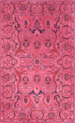 nuLOOM Rugs - Hand Tufted Kimberly Overdyed Style Rug - Pink