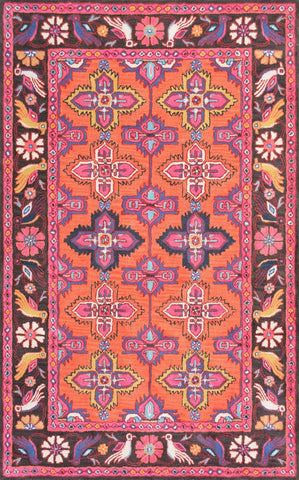 nuLOOM Rugs - Hand Tufted Adelaida - Coral
