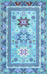 nuLOOM Rugs - Hand Tufted Tribal Dalila - Blue