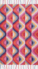 nuLOOM Rugs - Jalisa Honeycomb Tassel - Multi