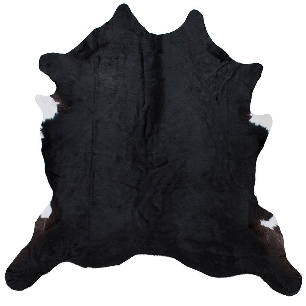 Nuloom Rugs - Handmade Cowhide Magali - Black