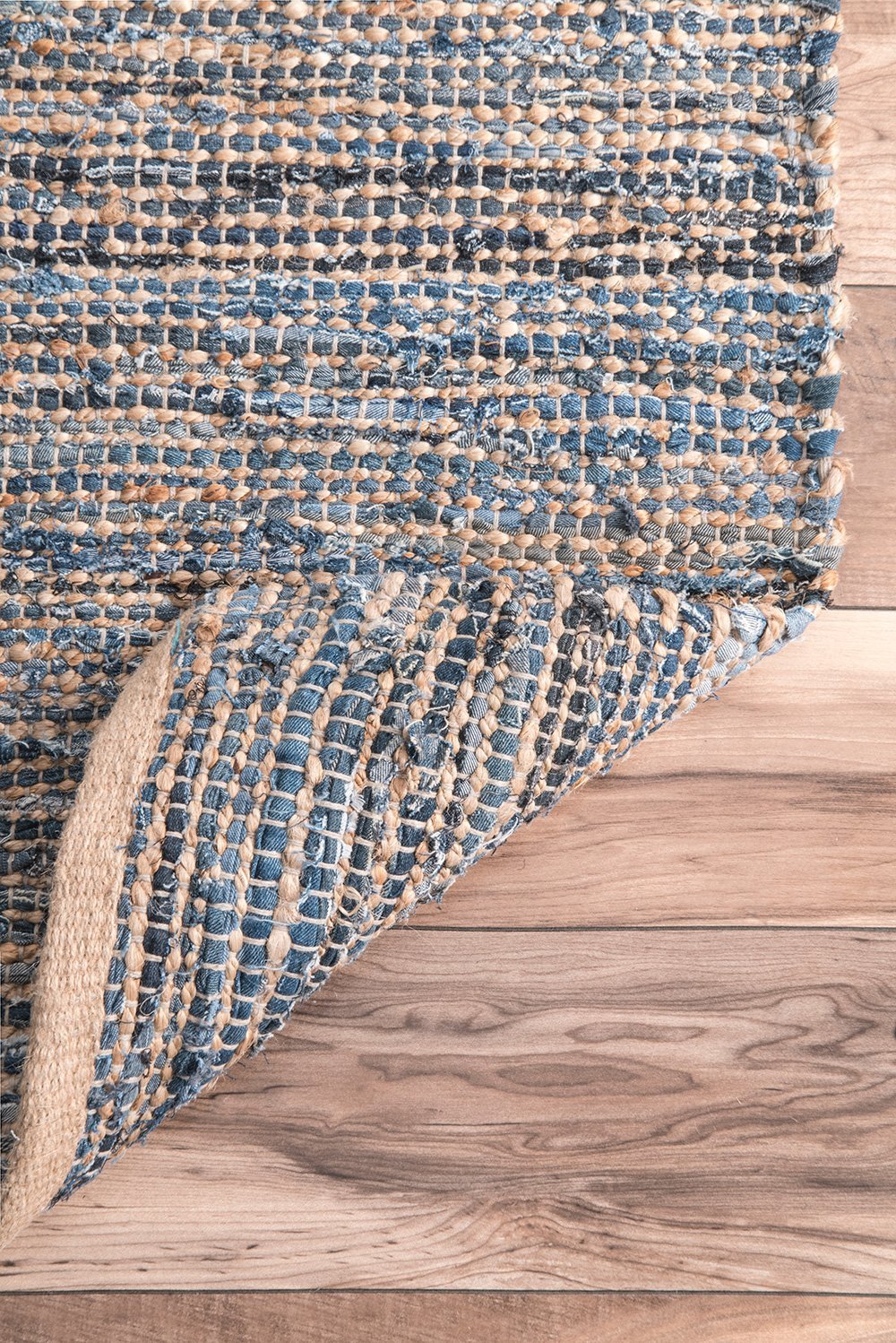 Nuloom Rugs - Flatweave Vernell Jute  - Natural