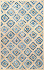 nuLOOM Rugs - Rosalva Diamonds Jute - Natural
