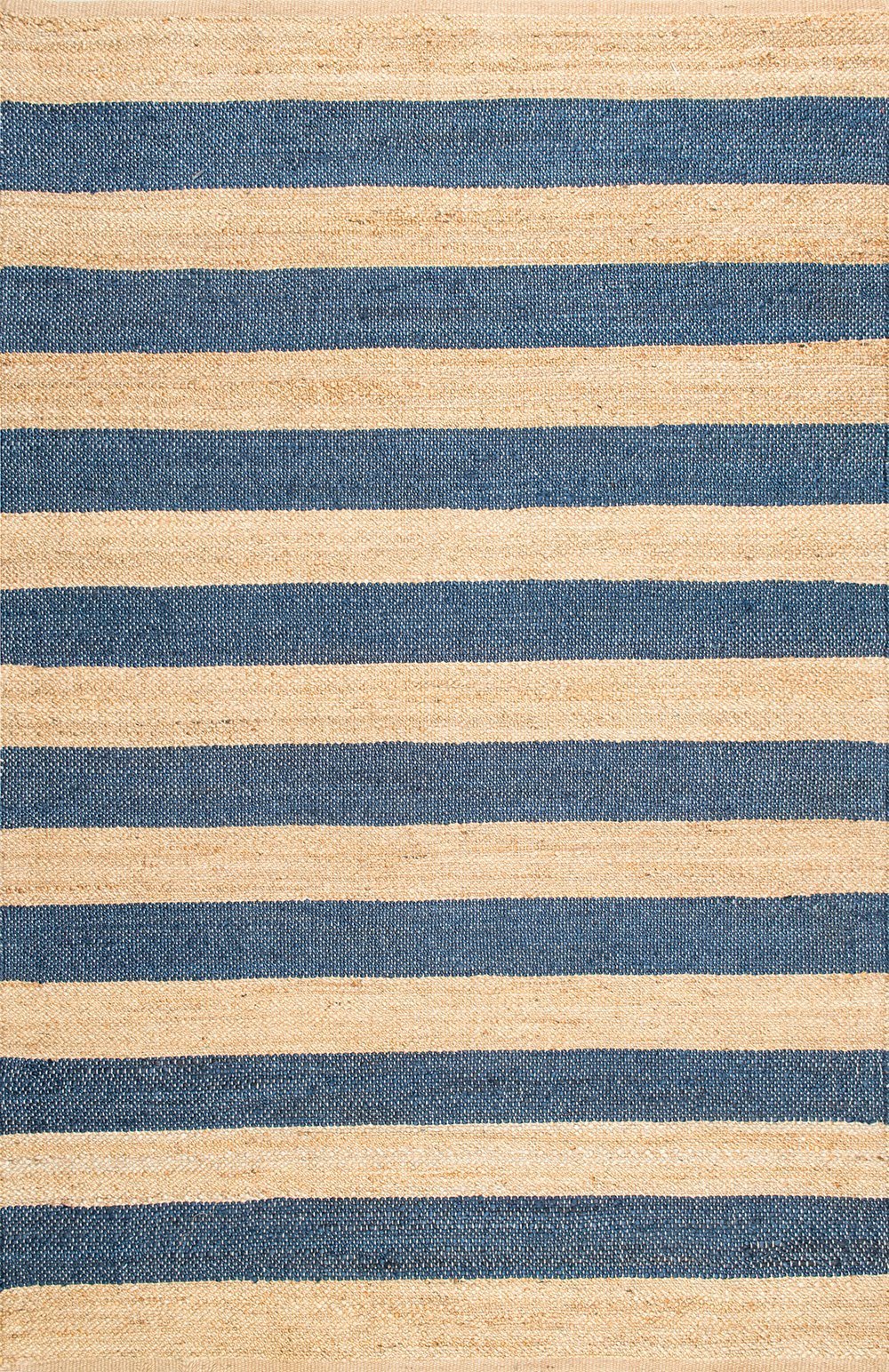 Nuloom Rugs - Flatweave Alisia Stripes Jute - Natural