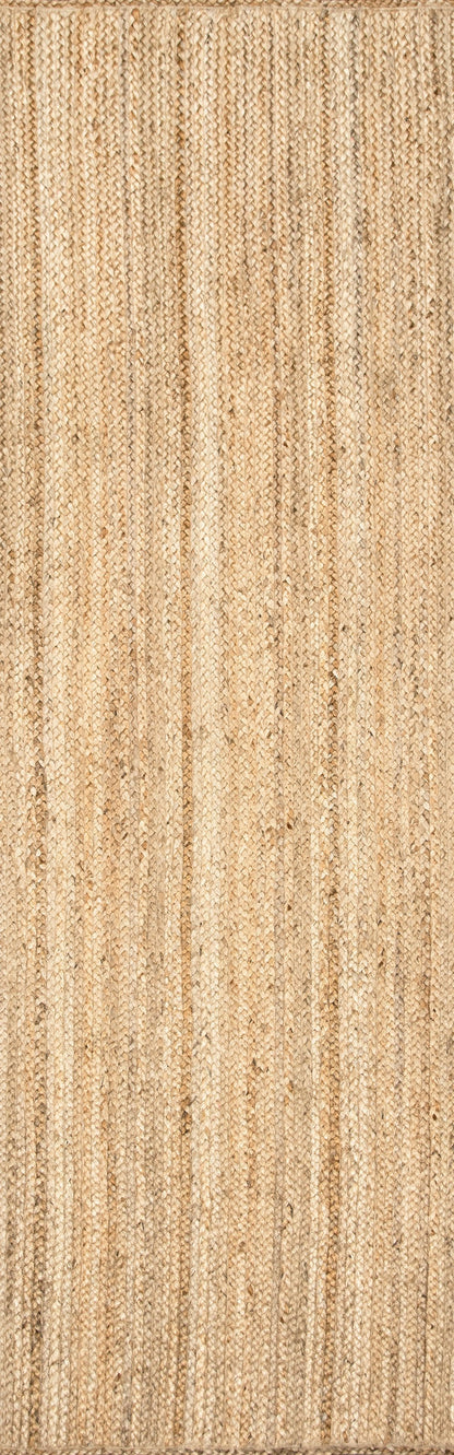 Nuloom Rugs - Hand Woven Rigo Jute Rug - Natural