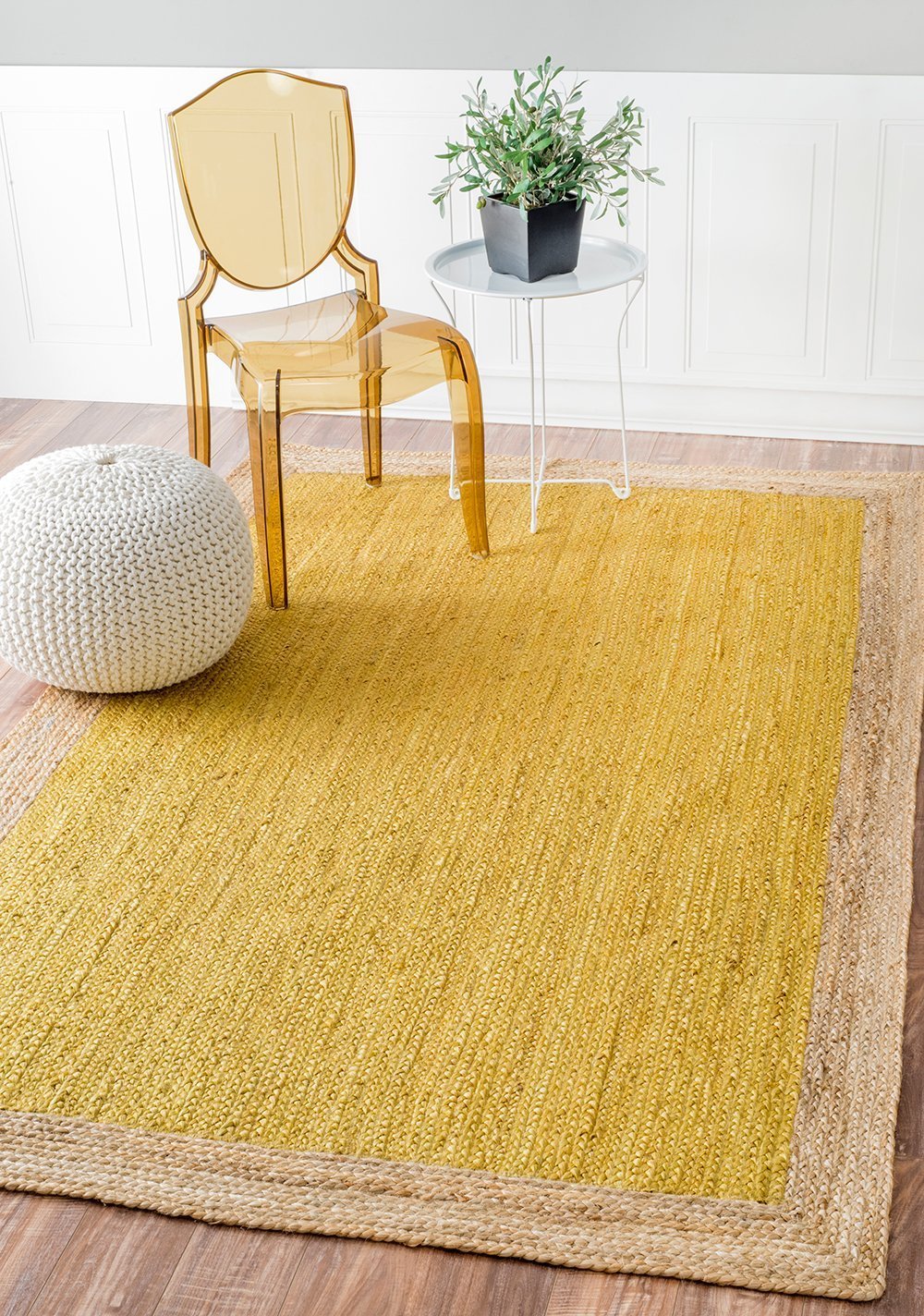 Nuloom Rugs - Hand Woven Eleonora - Yellow