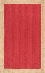nuLOOM Rugs - Hand Woven Eleonora - Red