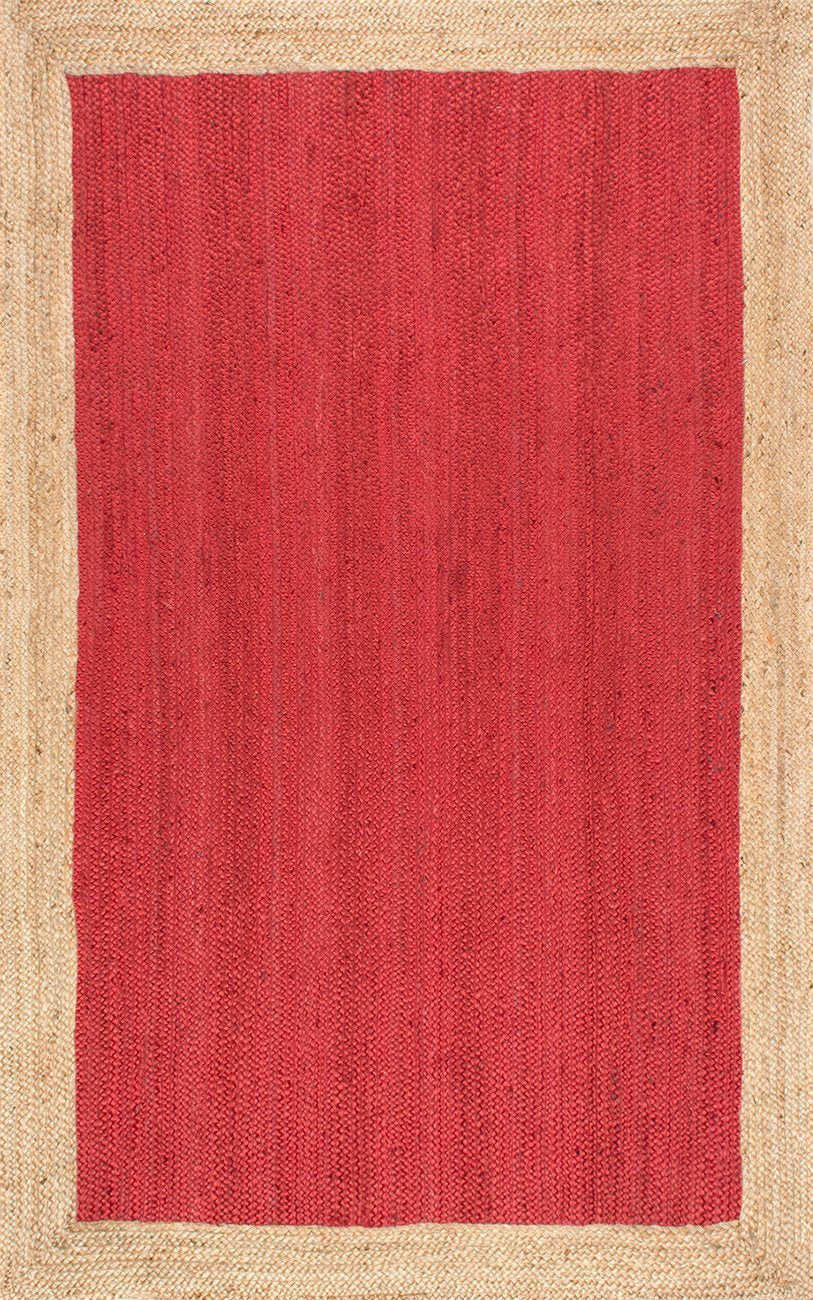 nuLOOM Rugs - Hand Woven Eleonora - Red