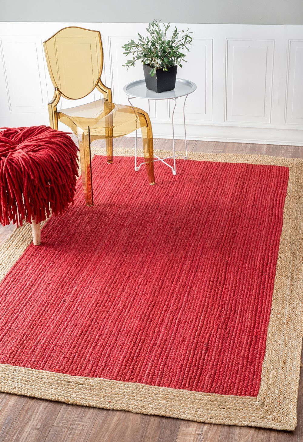 Nuloom Rugs - Hand Woven Eleonora - Red