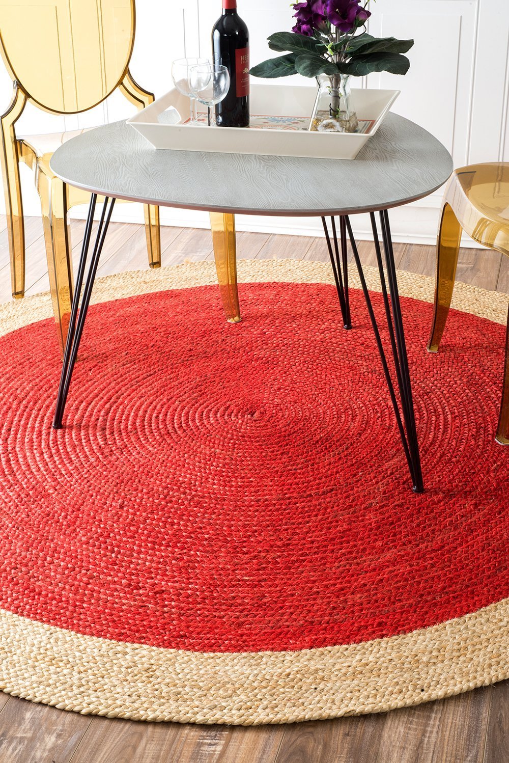 Nuloom Rugs - Hand Woven Eleonora - Red