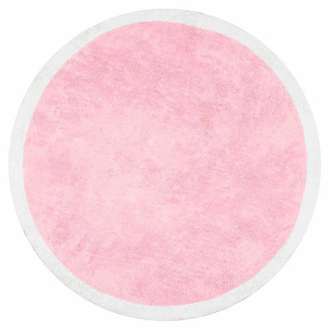 nuLOOM Rugs - Anita Solid Border - Baby Pink