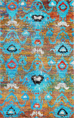 nuLOOM Rugs - Hand Knotted Jaleesa - Aqua