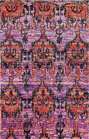 nuLOOM Rugs - Hand Knotted Carleen - Fuchsia