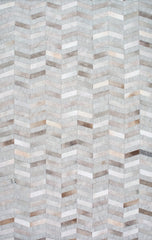 nuLOOM Rugs - Handmade Cowhide Mitch - Silver