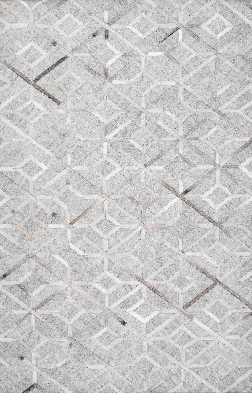 Nuloom Rugs - Handmade Cowhide Chanda - Grey