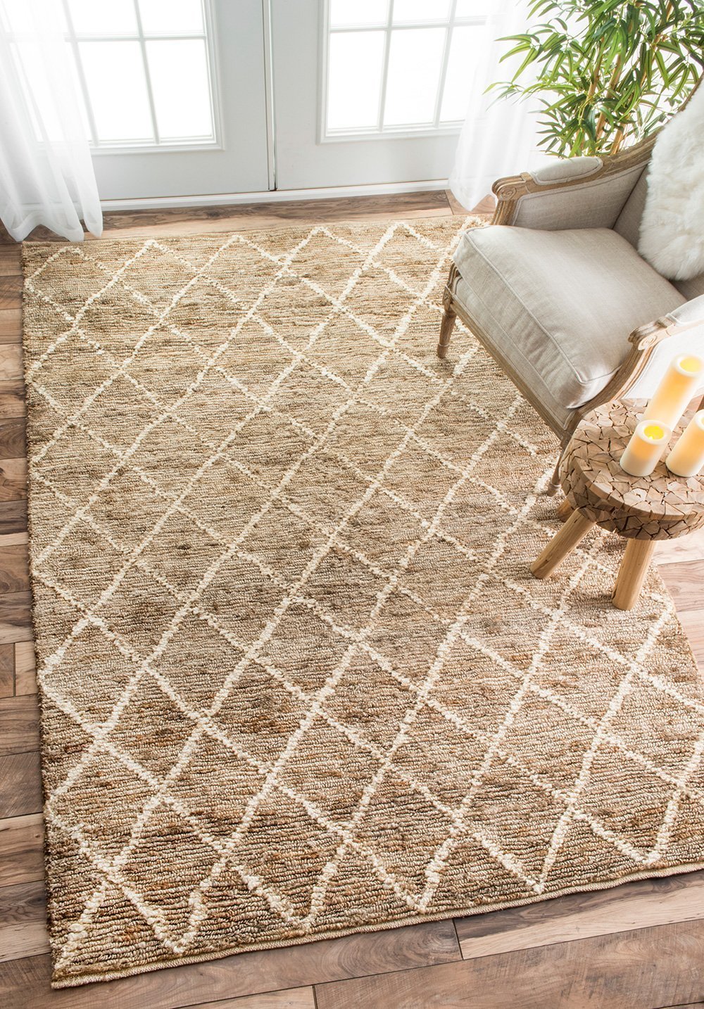 Nuloom Rugs - Hand Knotted Danika - Natural