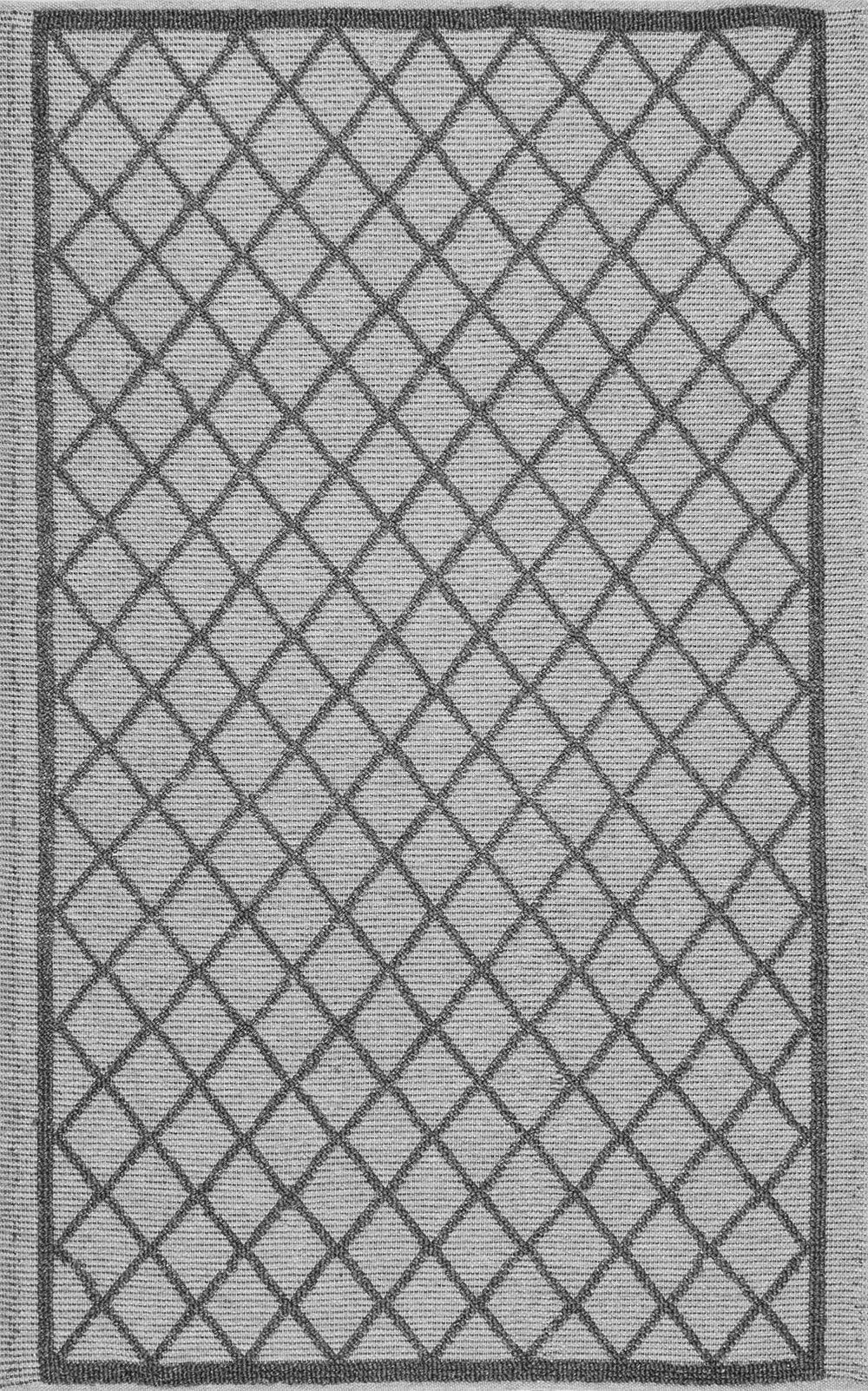 Nuloom Rugs - Flatweave Outdoor Trellis Larae - Grey