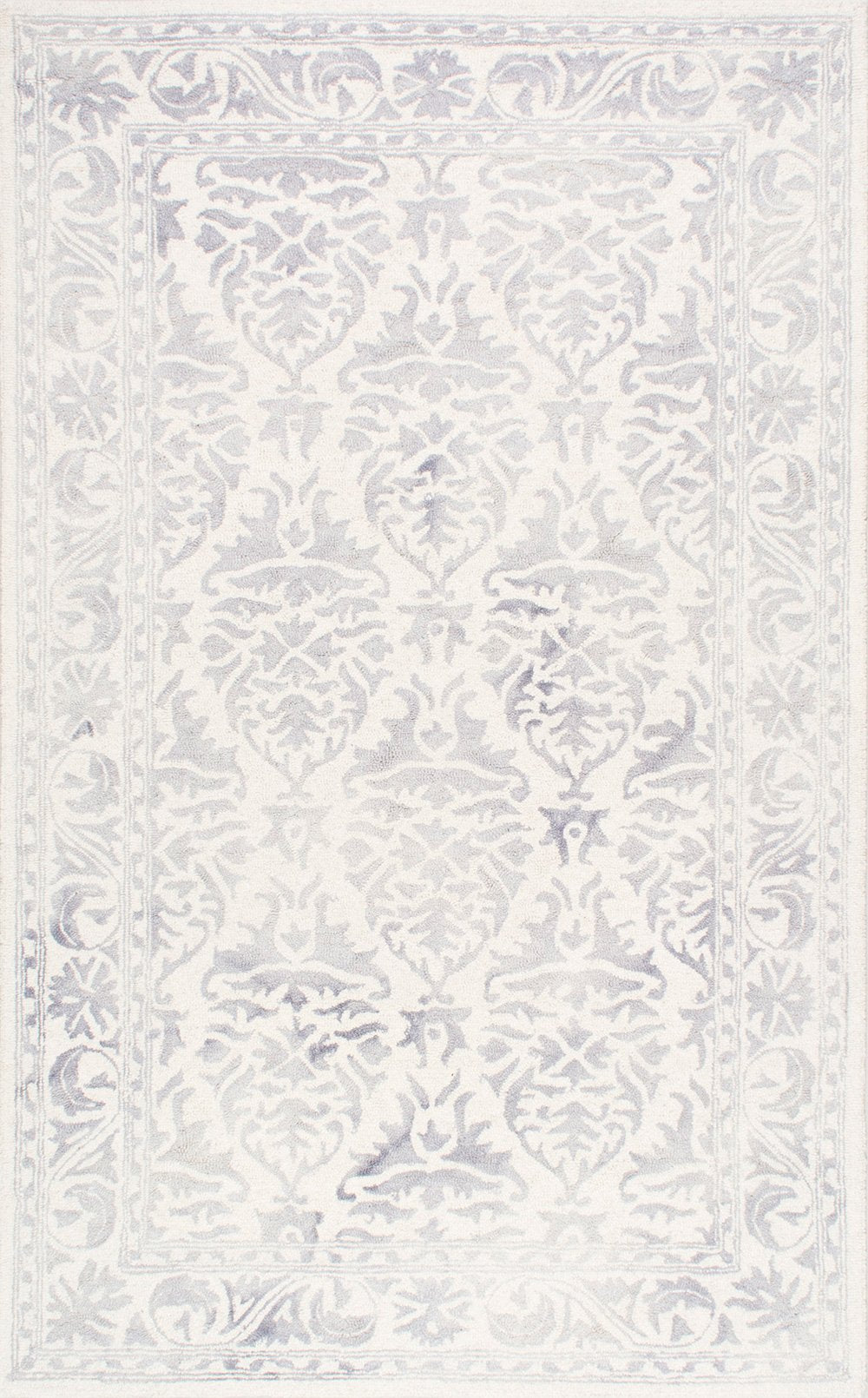 Nuloom Rugs - Hand Looped Krause - Light Grey