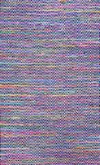 nuLOOM Rugs - Hand Woven Chevron Rochell - Indigo