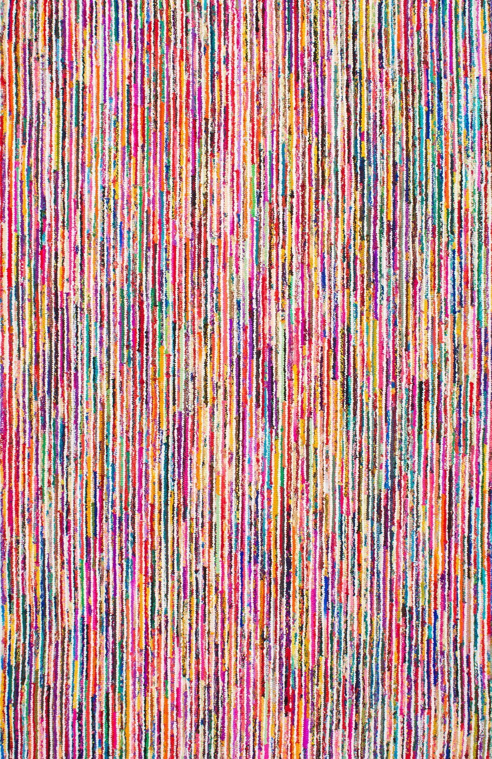 Alfombras nuLOOM - Tillery de rayas tejidas a mano - Multicolor