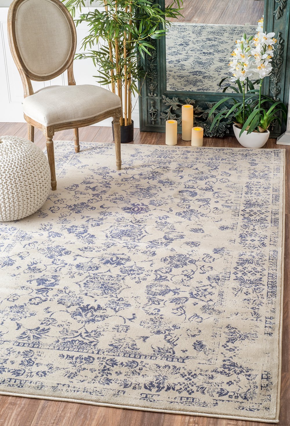 Nuloom Rugs - Vintage Becki - Blue