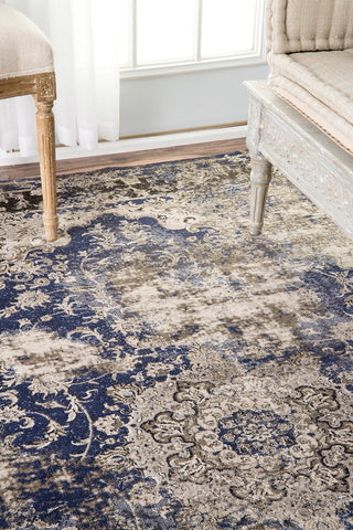 Alfombras nuLOOM - Vintage Dinah - Azul