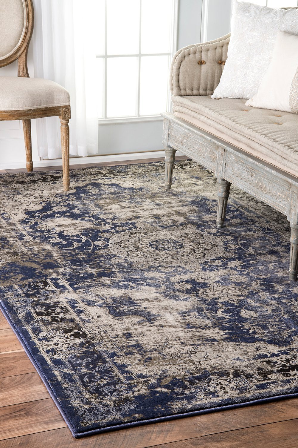 Nuloom Rugs - Vintage Dinah - Blue