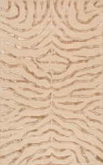 nuLOOM Rugs - Hand Tufted Plush Zebra - Brown