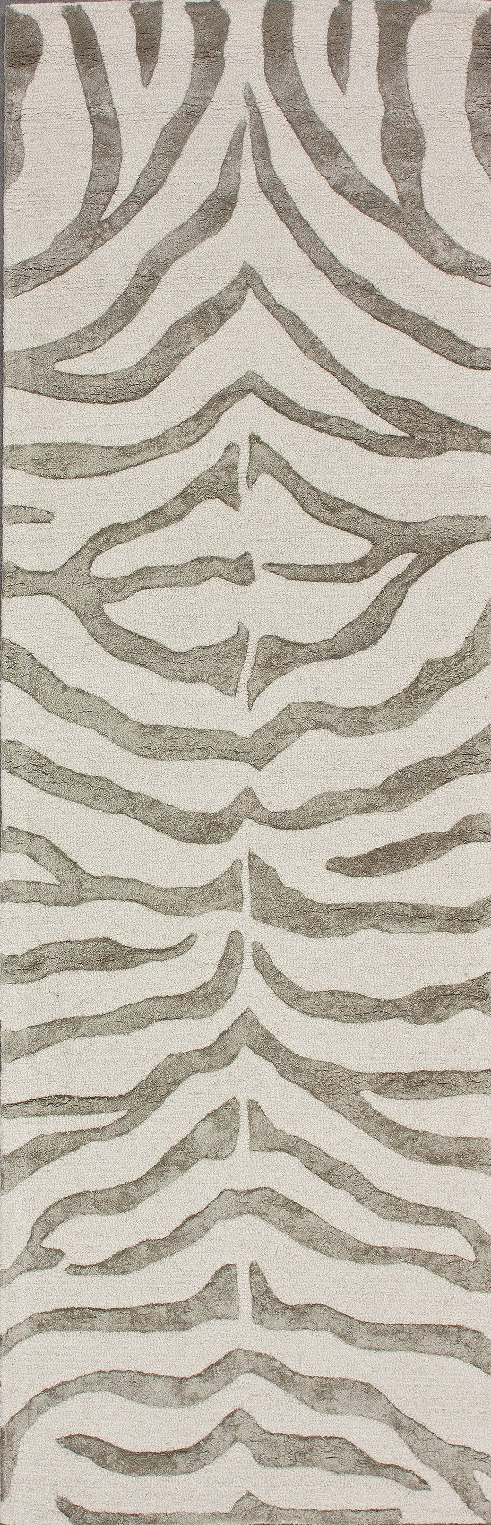 Nuloom Rugs - Hand Tufted Plush Zebra - Grey