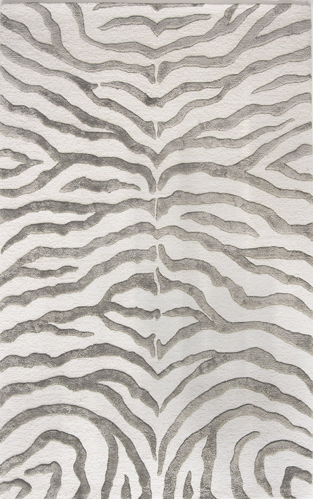 Nuloom Rugs - Hand Tufted Plush Zebra - Grey