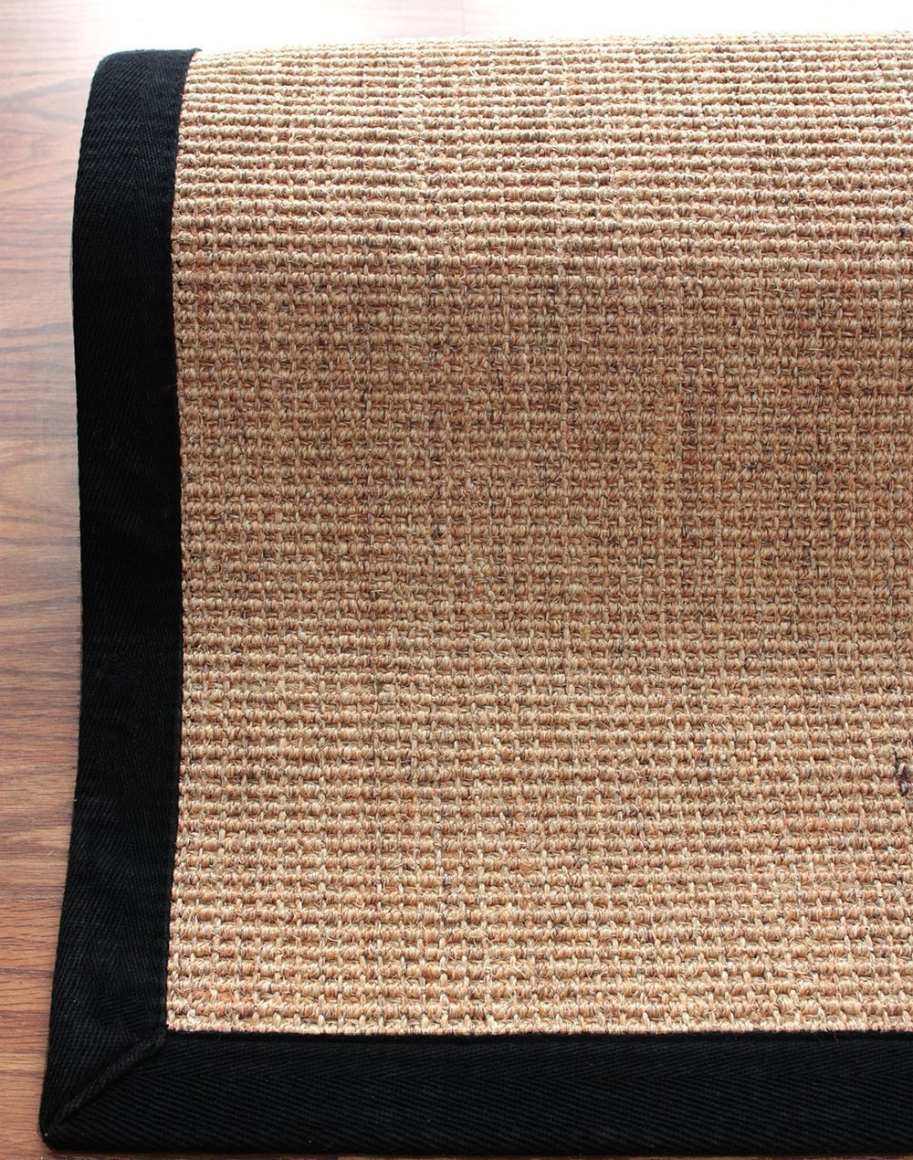 Nuloom Rugs - Machine Woven Orsay Sisal Rug - Black