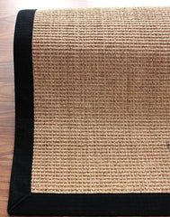 nuLOOM Rugs - Machine Woven Orsay Sisal Rug - Black