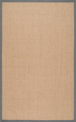 nuLOOM Rugs - Machine Woven Orsay Sisal Rug - Light Grey