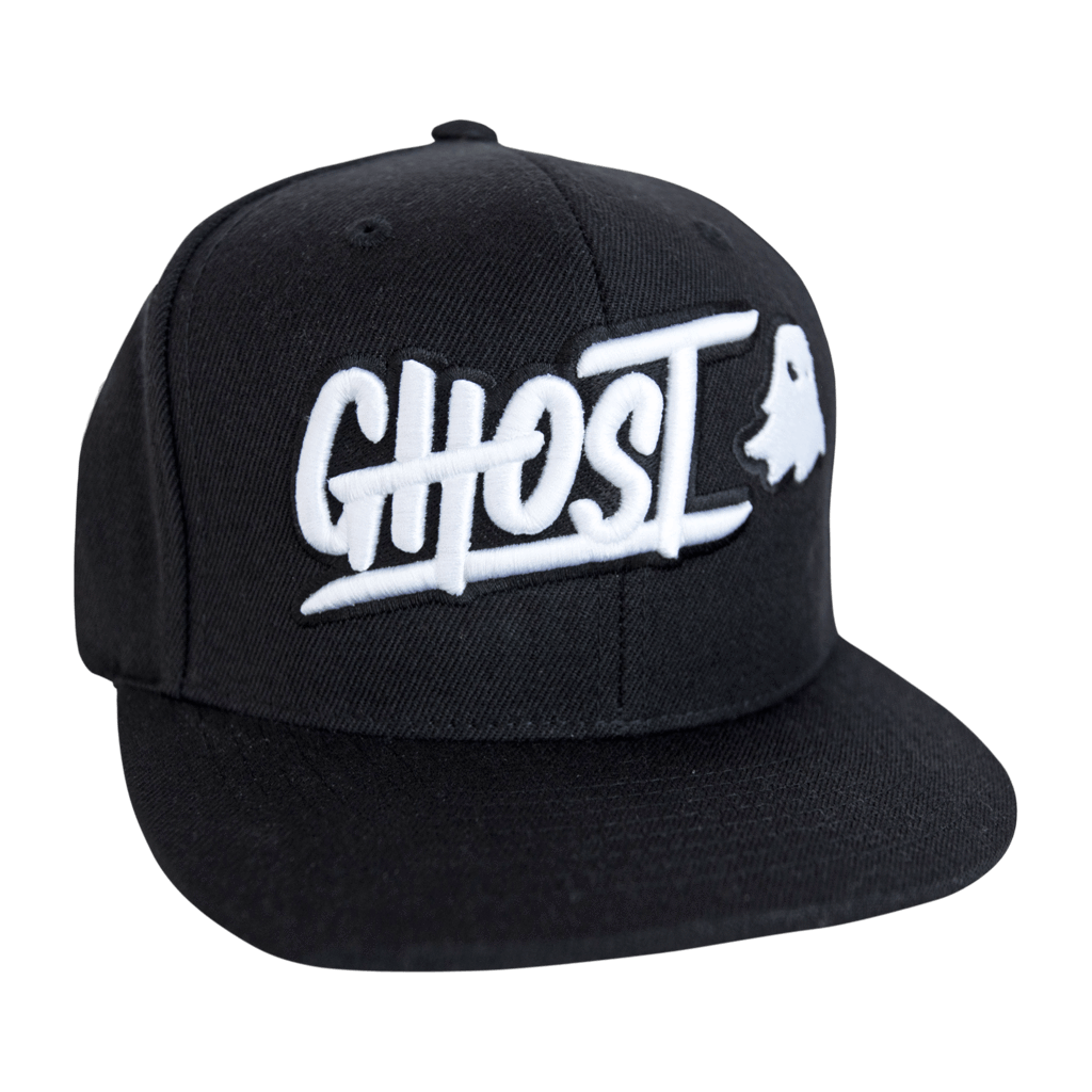 GHOST Logo Black Snapback